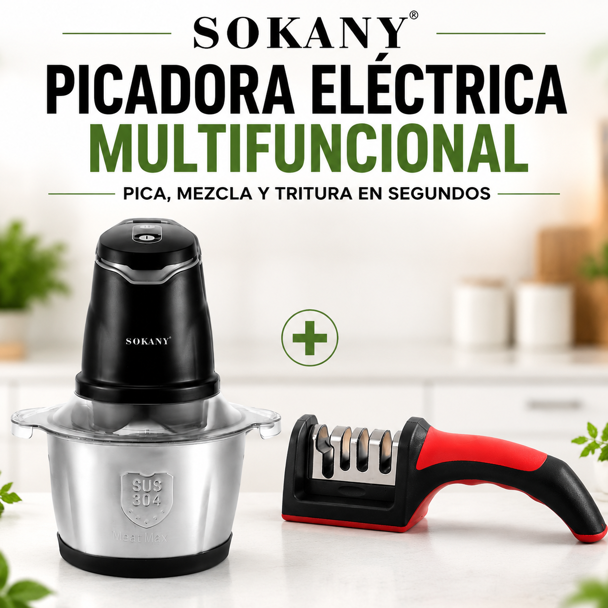 PICATODO EN SEGUNDOS + AFILADOR DE CUCHILLO